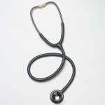 Infant Stethoscope Grey Stainless Steel Includes 2 Extra Ear Pieces and 1 Extra Diaphragm