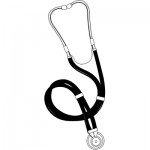Sprague Rappaport Stethoscope, Black, 16