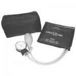 Hand-Held Pocket Gauge Adult. Includes Latex-Free Inflation System, Aneroid Gauge and Carrying Case. Calibrated From 20-300mm Hg With No Pin Stop. - Each Sold Separately