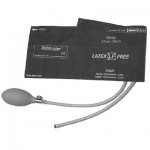 Complete Cuffing System Large Adult. Cuff, Bladder, Bulb and Valve. Design Promotes Accurate Measurement on Right/Left Arms. Exterior Range Finder Assists Determining Correct Cuff Size. - Each Sold Separately