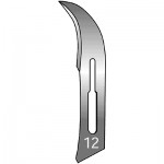 Disposable Carbon Steel Surgical Blades #12 Sterile - Box of 100