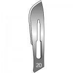 #20 Disposable Carbon Steel Surgical Blades Sterile - Box of 100