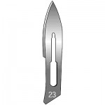 #23 Disposable Carbon Steel Surgical Blades Sterile - Box of 100