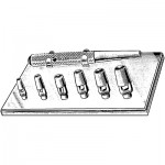 Keyes Skin Biopsy Set On Base - Set of 6