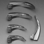 Standard Macintosh Laryngoscope Blade English Style Size 4. Adult Large. 134mm working length, 155mm overall length.