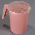 32 oz. Pitcher With Attached Cover Non-Sterile - Case of 50