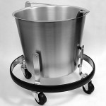 Kick Bucket with Rolling Stand 13 qt.