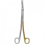 Supercut Sklarhone Gorney-Freeman Rhytidectomy Scissors, Curved, 1 Micro-Serrated Edge and 1 Razor Edge, with Semi-Sharp Outer Edges and Flat Tapered Tips, 9