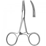 Hartmann Mosquito Forceps, Curved, Serrated, 3-1/2