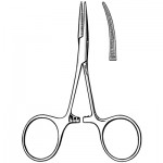 Hartmann Mosquito Forceps Curved, Serrated, 1x2 Teeth, 3-1/2
