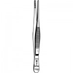 Dressing Forceps, Delicate, Serrated, 4-1/2