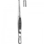 Semken Tissue Forceps, Straight, 1x2 Teeth, Narrow, 5