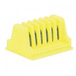 Small Ligation Clips Sterile, Yellow Package with Adhesive Backing - Pack of 6, 20 Packs per Case, Case of 120