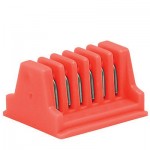Large Ligation Clips Sterile, Orange Package with Adhesive Backing - Pack of 6, 20 Packs per Case, Case of 120