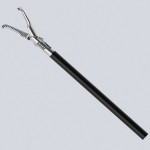 Sklartech 5000 Mixter Forceps, 90 Degree Angle, Cross Serrations, Replacement Insert, 45cm, 5mm