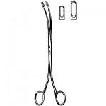 Desjardins Gallstone Forceps, Curved, Fenestrated Tips, 9
