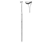 Gil-Vernet Sinus Retractor, Malleable Neck, 11mm Wide Saddle Hook Tip, 9-1/2