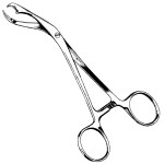 Verbrugge Bone Holding Clamp 9.5mm with Ratchet Handle, 9-3/4
