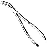 Semb Bone Holding Forceps with Lock 7-1/2