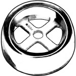 Grossman Areola Marker, Aluminum. Includes 4 sizes: 40mm, 44mm, 48mm and 52mm. Each