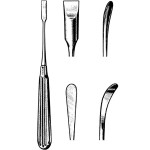 Alderdyce Elevator, Curved 7mm Blade, Semi-Sharp Curved Edge