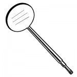 Front Surface Mouth Mirror Cone Socket #4 Unit of Measurement: Box of 12