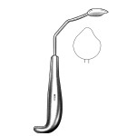 Rowe Orbital Retractor, Angled with Curve, Right, 7-1/2