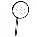 Simple Stem Mouth Mirror Plane #3 - Pack of 12