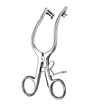 Mollison Wound Spreader, Self-Retaining, Sharp, 2 Teeth on Each Arm, 5-1/2