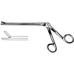 Schlesinger Intervertebral Disc (IVD) Rongeur, Straight, 3mm x 10mm Serrated Alligator Jaws, 6