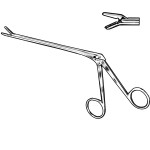 Cushing Intervertebral Disc Rongeur, 2mm x 10mm, Downward, 9-3/4
