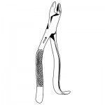 Incisor Bicuspid Cuspid Extracting forceps #99A, Upper, Hook Handle