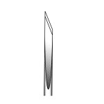 Pointed Knife with Triangular Handle