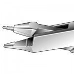 Fischer Flat Nose Pliers #156, Chrome Plated, For Ligating, Adjusting Appliances and Springs, and for General Use