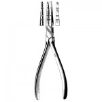 Wire Bending Pliers #G53, Concave and Round Nose