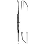Roger Septum Elevator Double-Ended 4mm / 4mm, Strongly Curved, 7-3/4