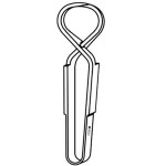 Towel Clamp English Pattern 3-1/2