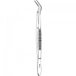 Merit™ #318 Meriam Dental Cotton Pliers - Angled, Serrated, 6-1/2
