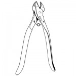 Hard Wire Cutters Straight, Tungsten Carbide Inserts