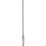 Zollner Suction Tube, Straight Tip for Suction Handle, 0.7mm