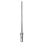 Zollner Suction Tube, Straight Tip for Suction Handle, 1.2mm