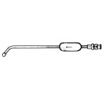 Eicken Cannula with Luer Lock, 3mm, Short Curve