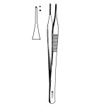 Jefferson Tissue Forceps, Straight, 1x2 Teeth, 7