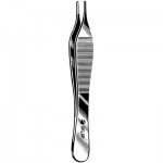 Adson (Ewald) Dressing Forceps, Serrated, Straight, 4-3/4