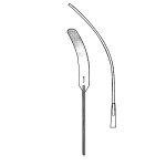 Heifetz Brain Spatula Malleable, 5mm Diameter, 8mm x 200mm, 100mm Working Length