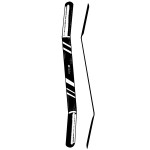 7mm x 9mm Olivecrona Brain Spatula Double End