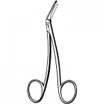 Schmieden-Taylor Dural Scissors, Angled Jaw with Probe Tip, 6-1/2