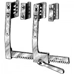Burford-Finochietto Rib Spreader with Two Sets of Blades 2-1/2