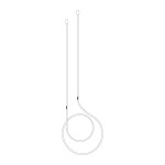 Crawford Lacrimal Intubation Set Includes 2 Olive Tip Probes 0.6mm with attached 305mm Silicone Tube