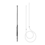 Crawford Lacrimal Intubation Set Includes 2 Olive Tip Probes 0.6mm with attached 305mm Silicone Tube & Retrieving Hook 65-3251